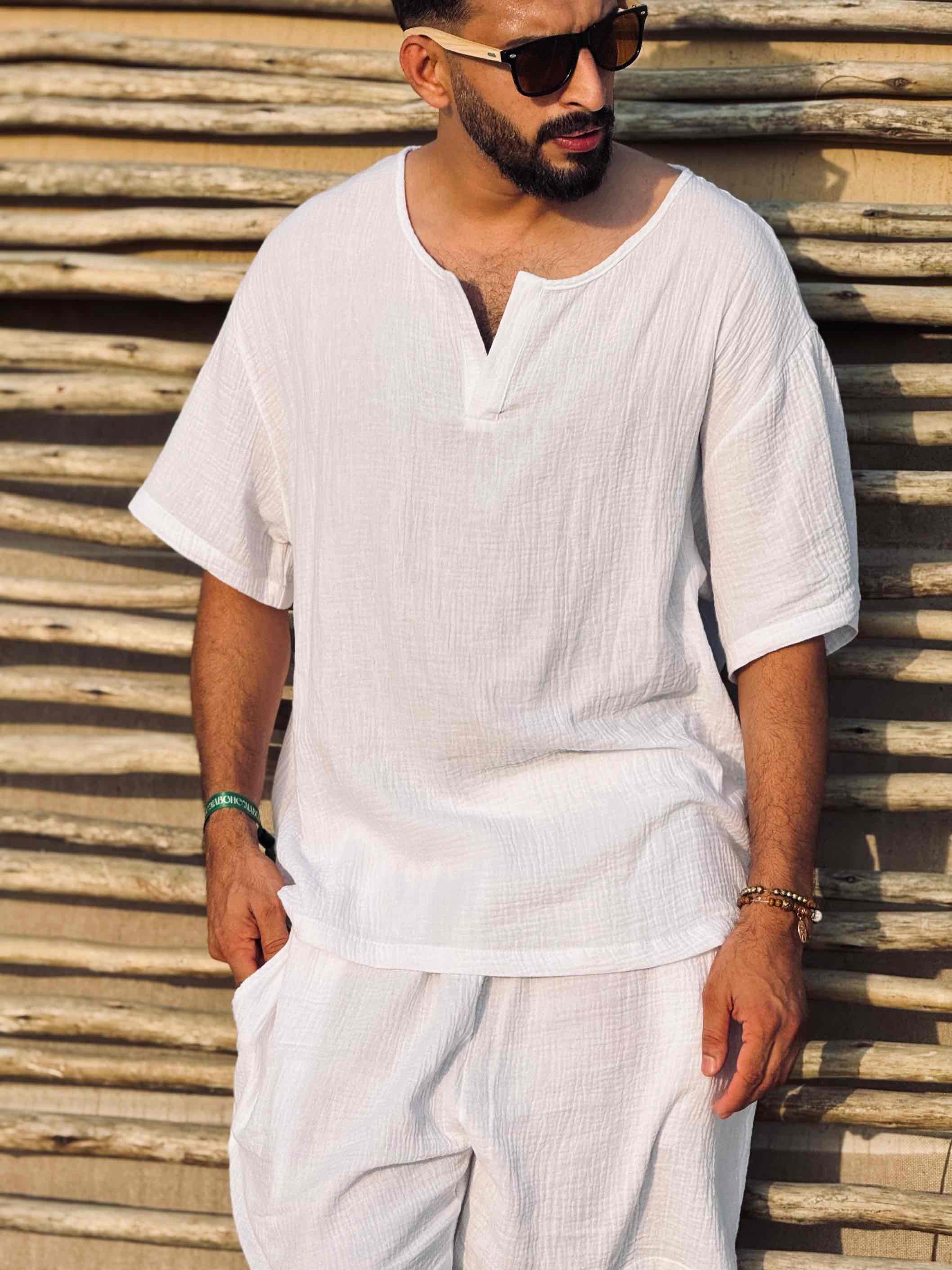 San-Lucas Split-Neck Tee